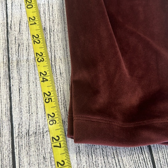 Old Navy • Burgundy Velour Leggings • Sz 4X - Picture 5 of 7